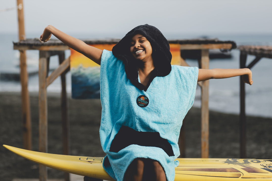 Beach to Bar: 3 Ways to Style Your Poncho-Towel
