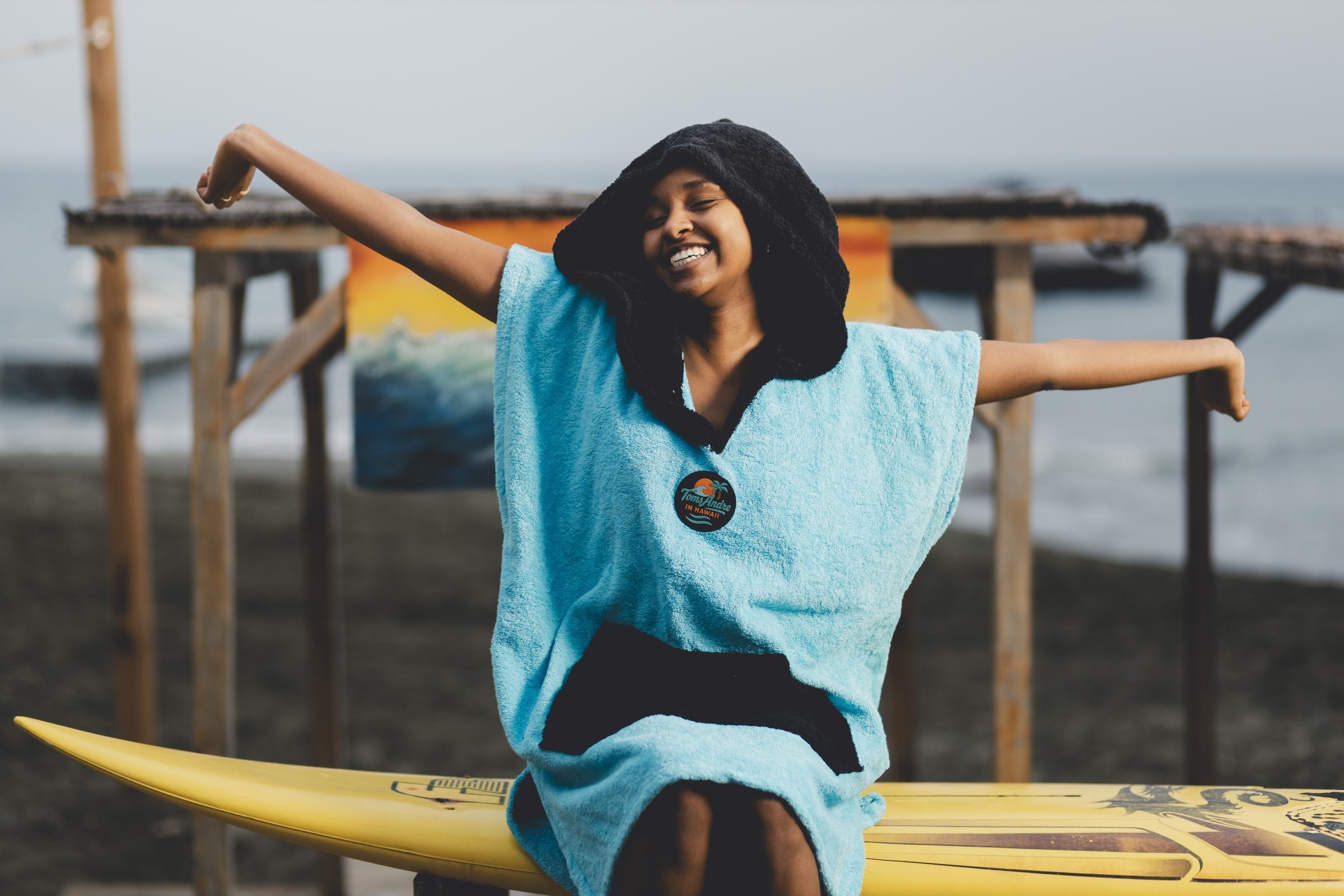Beach to Bar: 3 Ways to Style Your Poncho-Towel