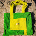 Toms Andre Beach Bag — Green/Yellow