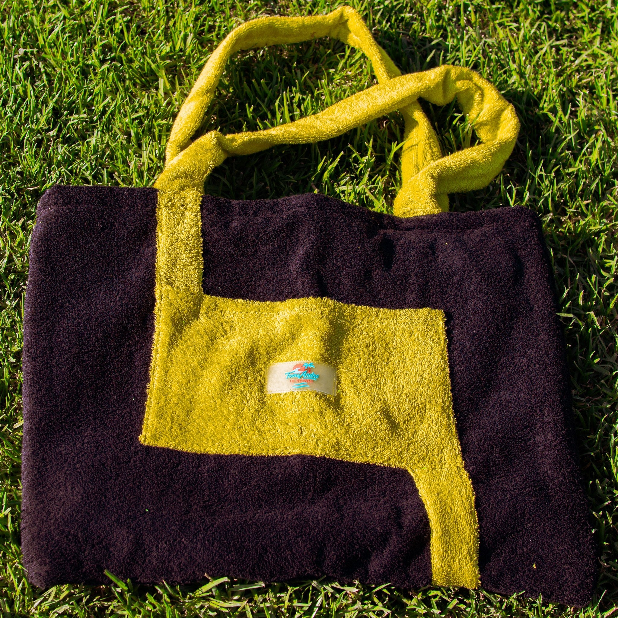 Toms Andre Beach Bag — Purple/Yellow