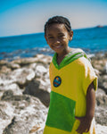 Toms Andre Poncho-Towel — Kids — Yellow/Green