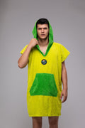 Toms Andre poncho-towel for men in Yellow/Lime Green