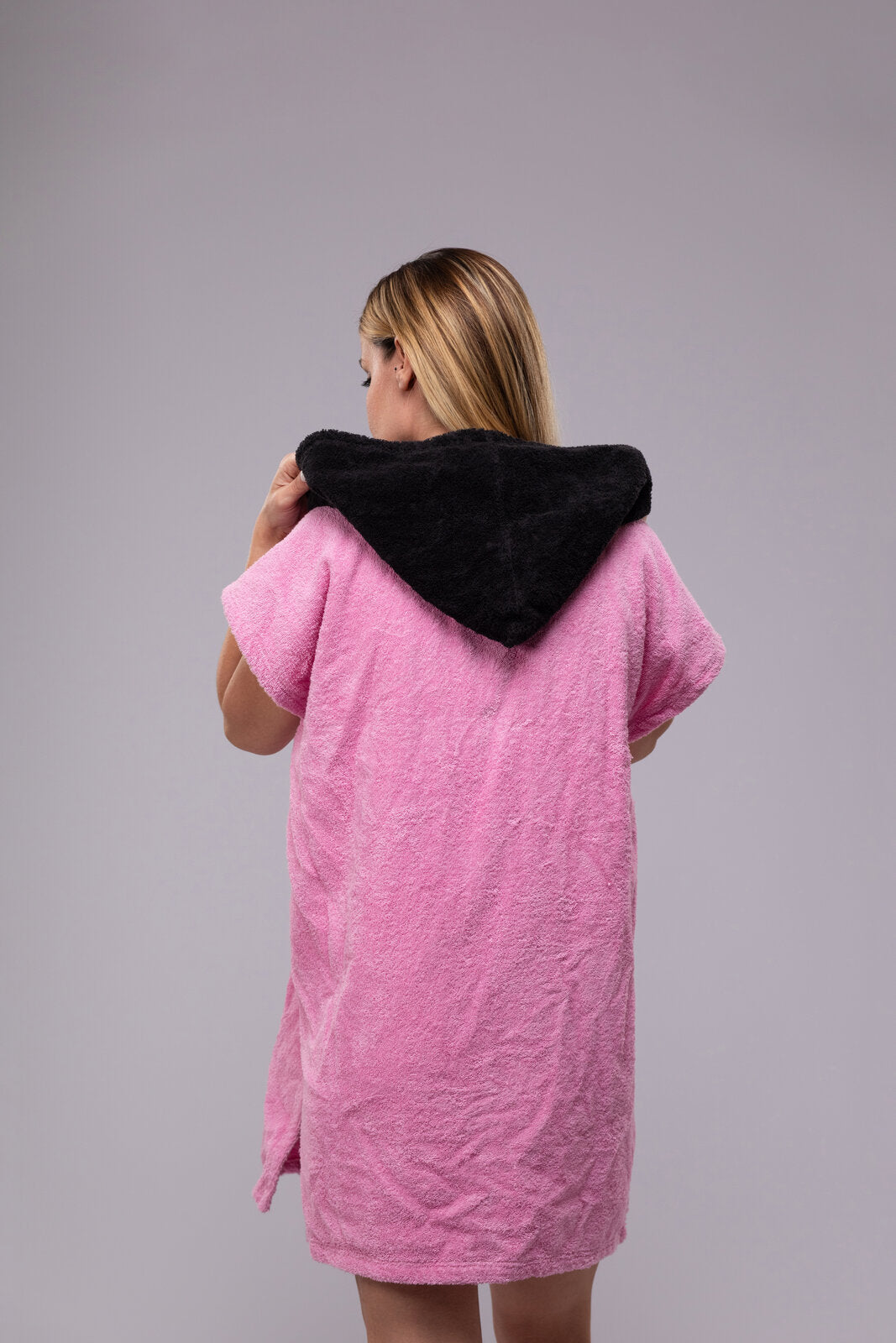 Toms Andre poncho-towel for women in Pink/Black